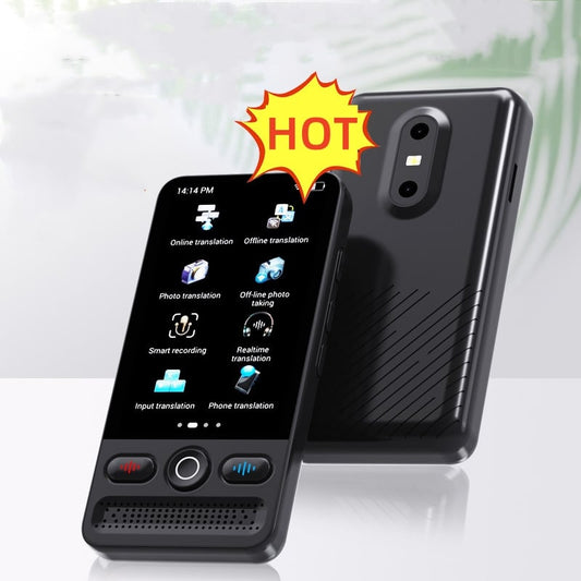 AI Language Translator Device T21 | 160 Languages, Real-Time Voice & Photo Translation | Offline Mode & Touchscreen