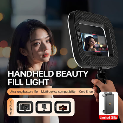 🔥 49% Off🔥Rechargeable Selfie Portable Ring Light – Adjustable Bicolor Fill Light