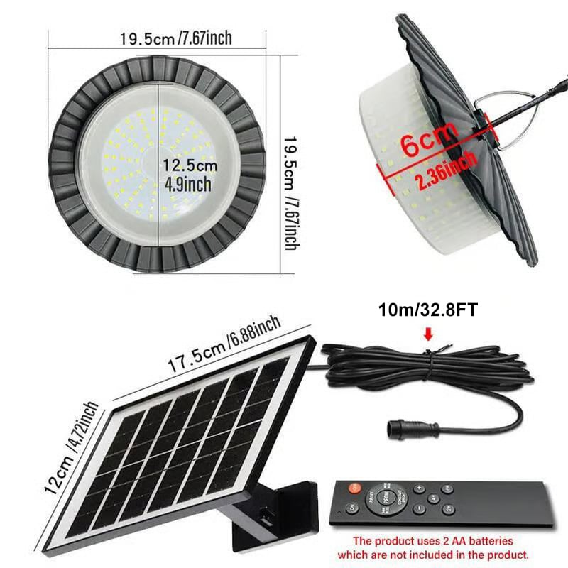 🔥Last Day 49% OFF🔥224-LED Solar Pendant Light with Moving Sensor-Buy 2 Free Shipping