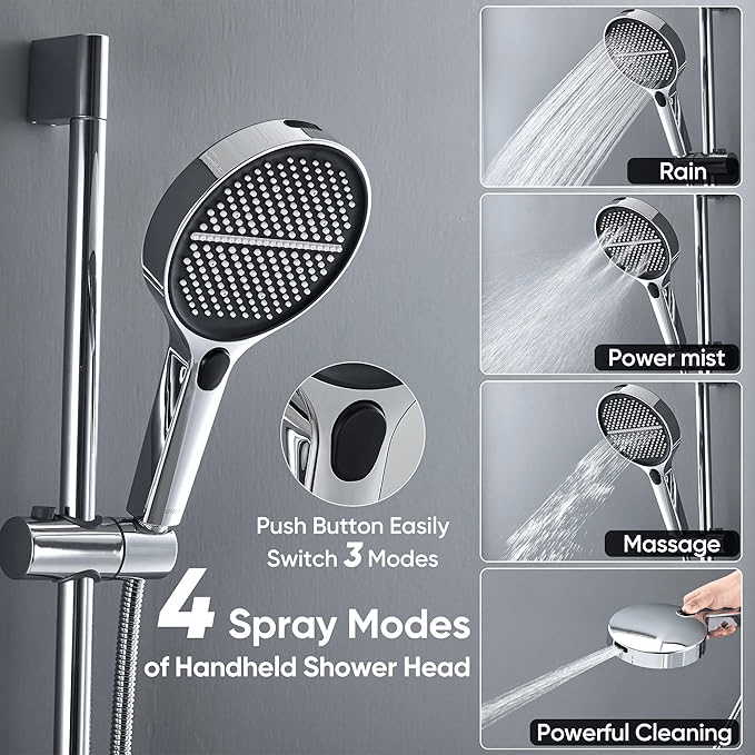 48% OFF 🏆Flash Sale⚡ 50K+ SOLD! Almost Gone-💥💥2025 New Product 💥High-End Pressurized Large Panel Shower Head