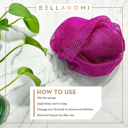 48% OFF 🔥✨ Exfoliating Net Sponge(with Lemon Turmeric & Kojic Acid Brighetning Soap )