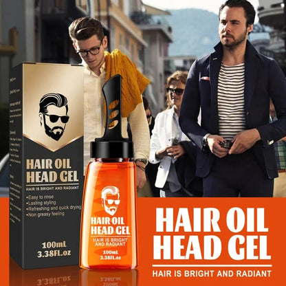 🔥One-Comb Shaping-Styling Gel Comb| Sweat-Resistant Gel | Non-Greasy Formula
