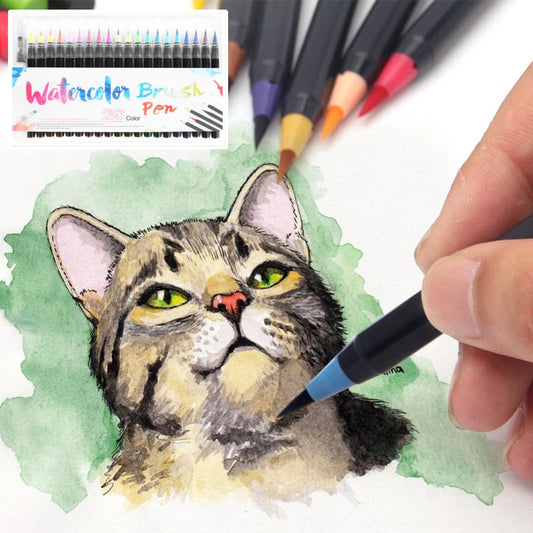 🔥Watercolor Real Brush Pen Sets