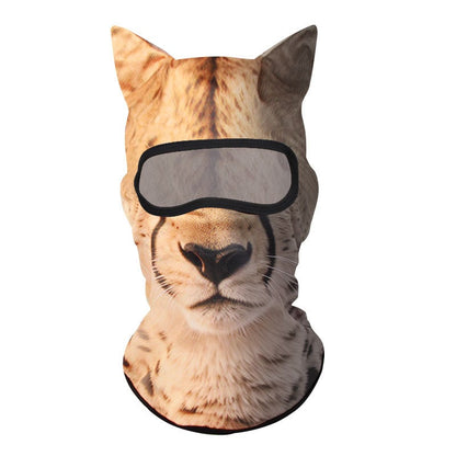Cute Windproof Cat Balaclava with Ears