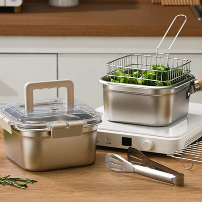 ⌛49% off🫕Multi-Function Frying Cooker Set - Fryer, Cooker, Fresh Keeping & Vegetables Washing