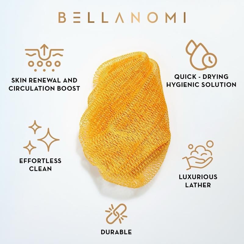 48% OFF 🔥✨ Exfoliating Net Sponge(with Lemon Turmeric & Kojic Acid Brighetning Soap )