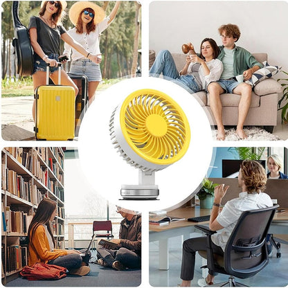 🔥2025 Upgraded Rechargeable Suction Cup Fan