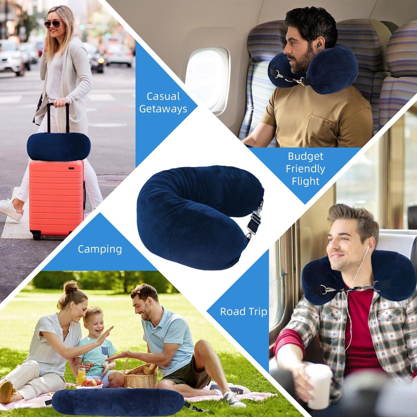 Stuffable Travel Neck Pillow