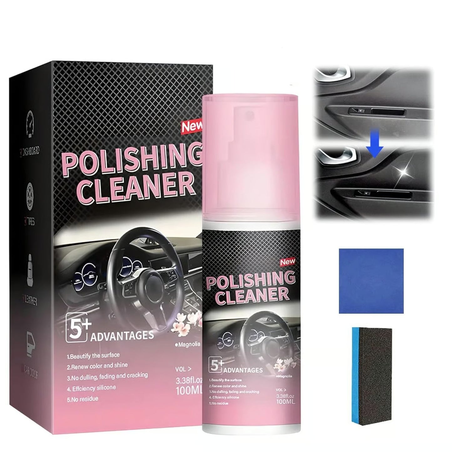 🎁🔥-Car Interior Detailer, One Step Detailer Spray