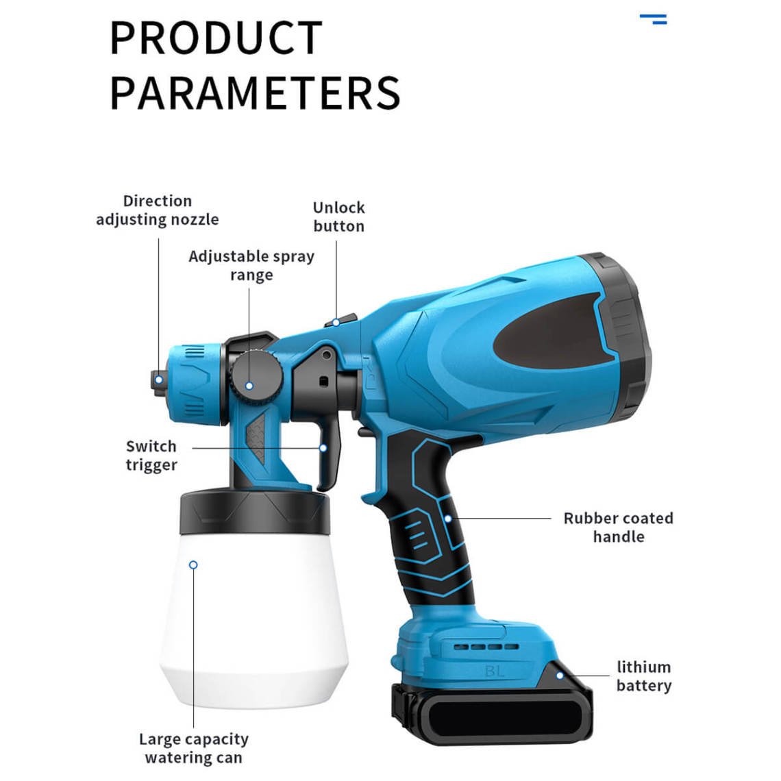 🔥This week special sales-49% OFF 🔥 Cordless high pressure paint sprayer