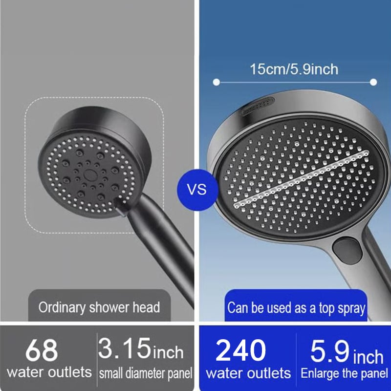 48% OFF 🏆Flash Sale⚡ 50K+ SOLD! Almost Gone-💥💥2025 New Product 💥High-End Pressurized Large Panel Shower Head
