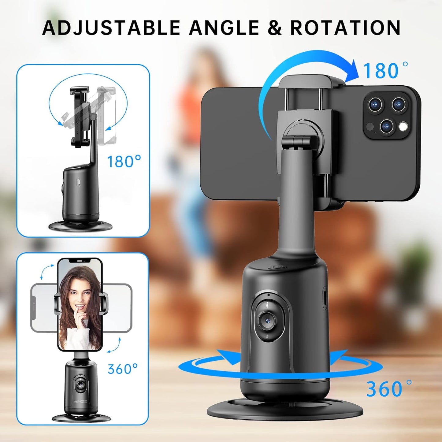 🔥🔥2025 Hot Sale🔥Smart AI Facial Recognition Phone Tripod