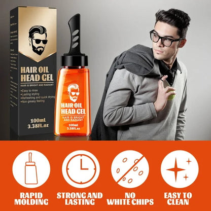 🔥One-Comb Shaping-Styling Gel Comb| Sweat-Resistant Gel | Non-Greasy Formula