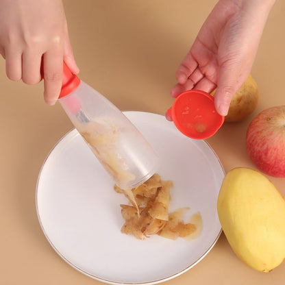 🥔🍎Multi-functional Stainless Steel Blade Peeling Knife with Storage Box