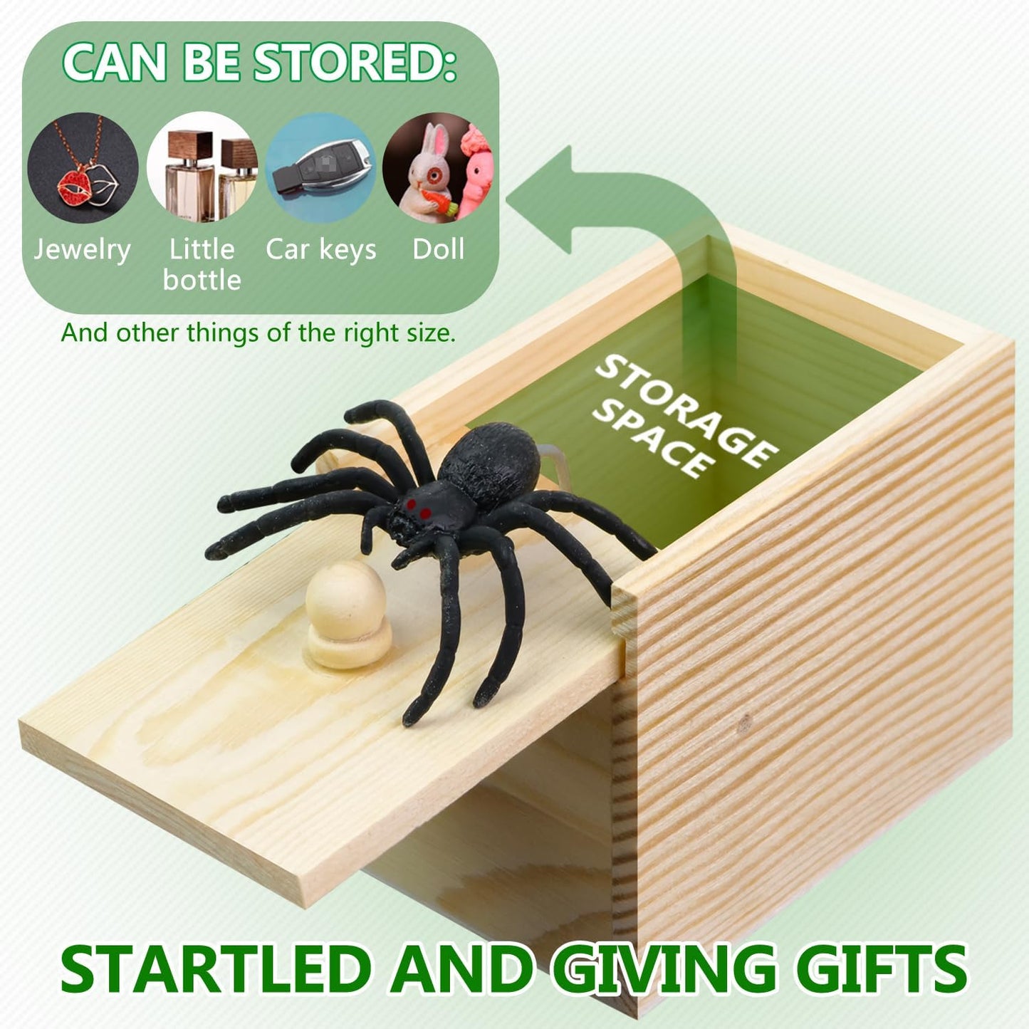 🕷️Startle Spider Box - A Gift Full of Surprises~