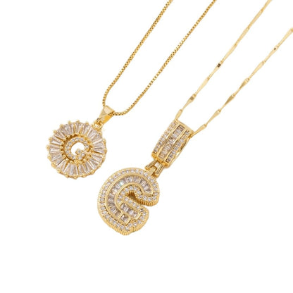 49% OFF 🔥Initial Letter Pendant Necklaces - 2 Pack
