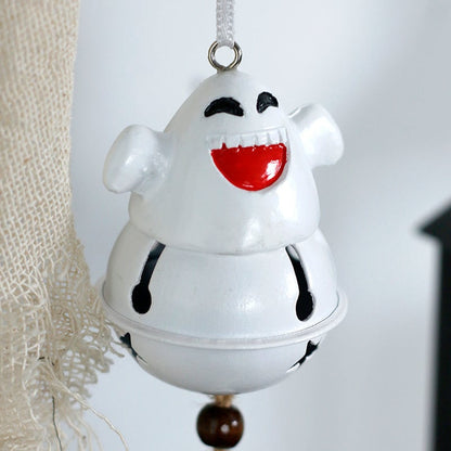 Adorable Ghost Bell Resin Hanging Ornaments