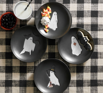 Scary Squad Appetizer Plates (4-Piece Set)
