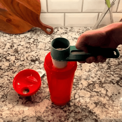 🔥Practical and compact coffee scoop funnel with sliding measuring function