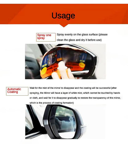 Rainproof Spray for car Rear-View Mirror