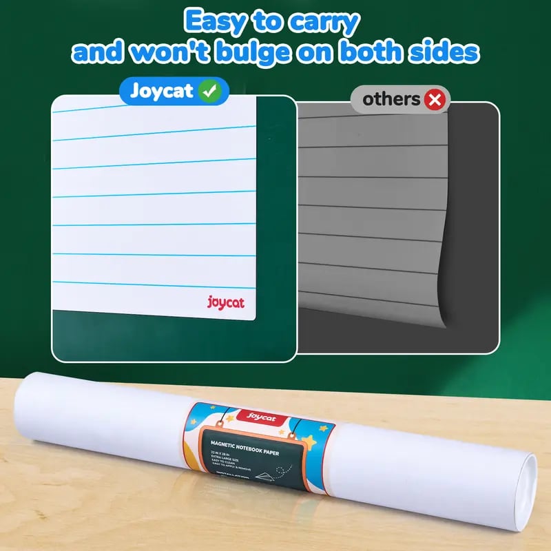 🔥Giant Magnetic Dry Erase Notebook Paper – Reusable Writing Board for Kids & Classrooms