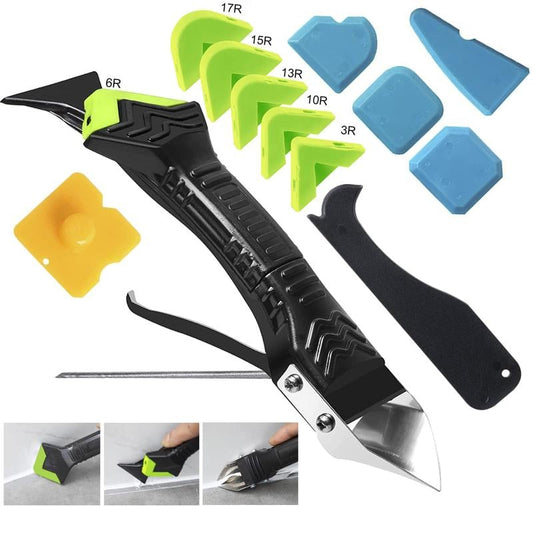 Caulking Tool 5 in 1 Silicone Caulking Grout Removal Sealant Finishing Tool