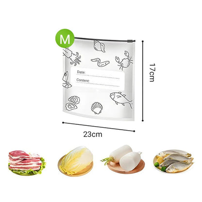 🍗Buy 2 Get 1 Free 🥦Reusable Aluminum Foil Sealable Storage Bags