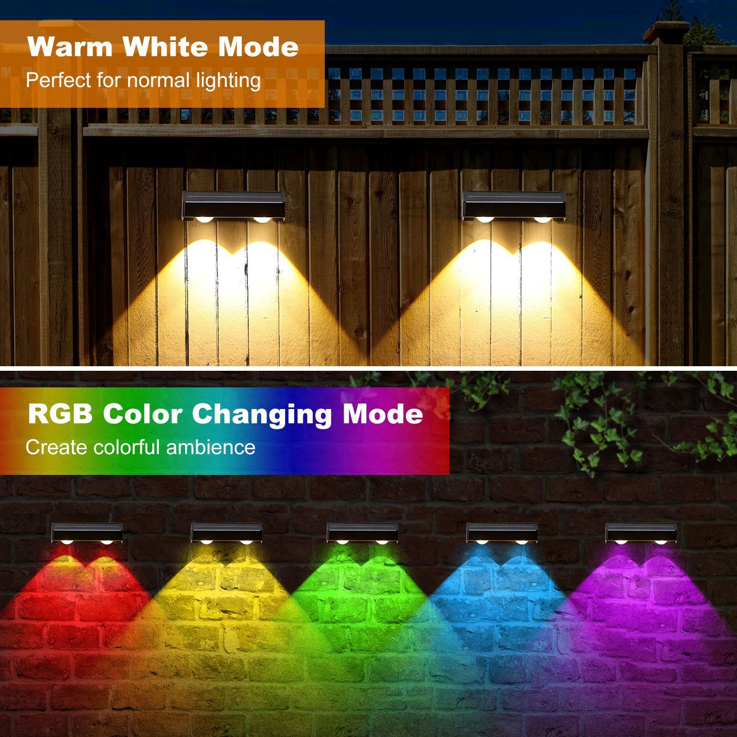 🎁 Hot Sale Promotion 49% OFF 🔥 Solar Fence Lights Outdoor