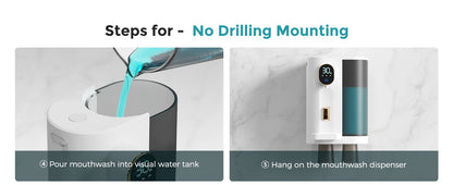 Automatic Mouthwash Dispenser for Bathroom