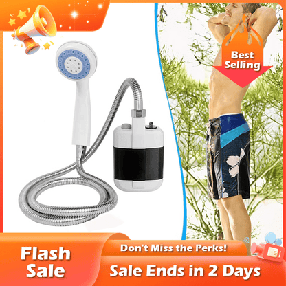 🏆Flash Sale⚡ 50K+ SOLD! Almost Gone-💥🚿 Stay Fresh Outdoors– ✨ Portable Camping Shower with Adjustable Flow – For Easy & Convenient Outdoor Cleaning!,Best Gifts