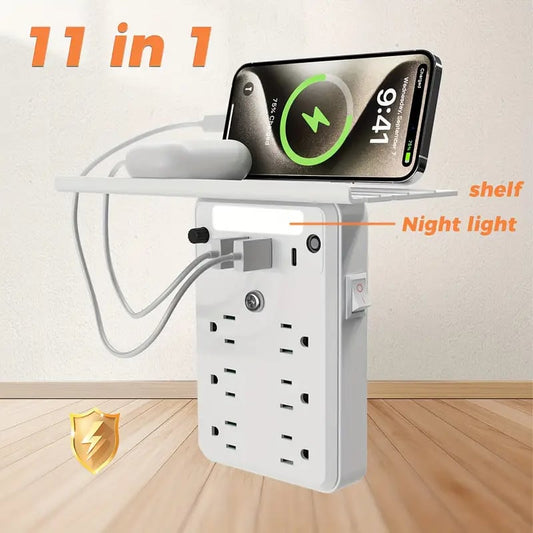 Wall Outlet Extender with Shelf Night(Buy 2 Free Shipping✈️)