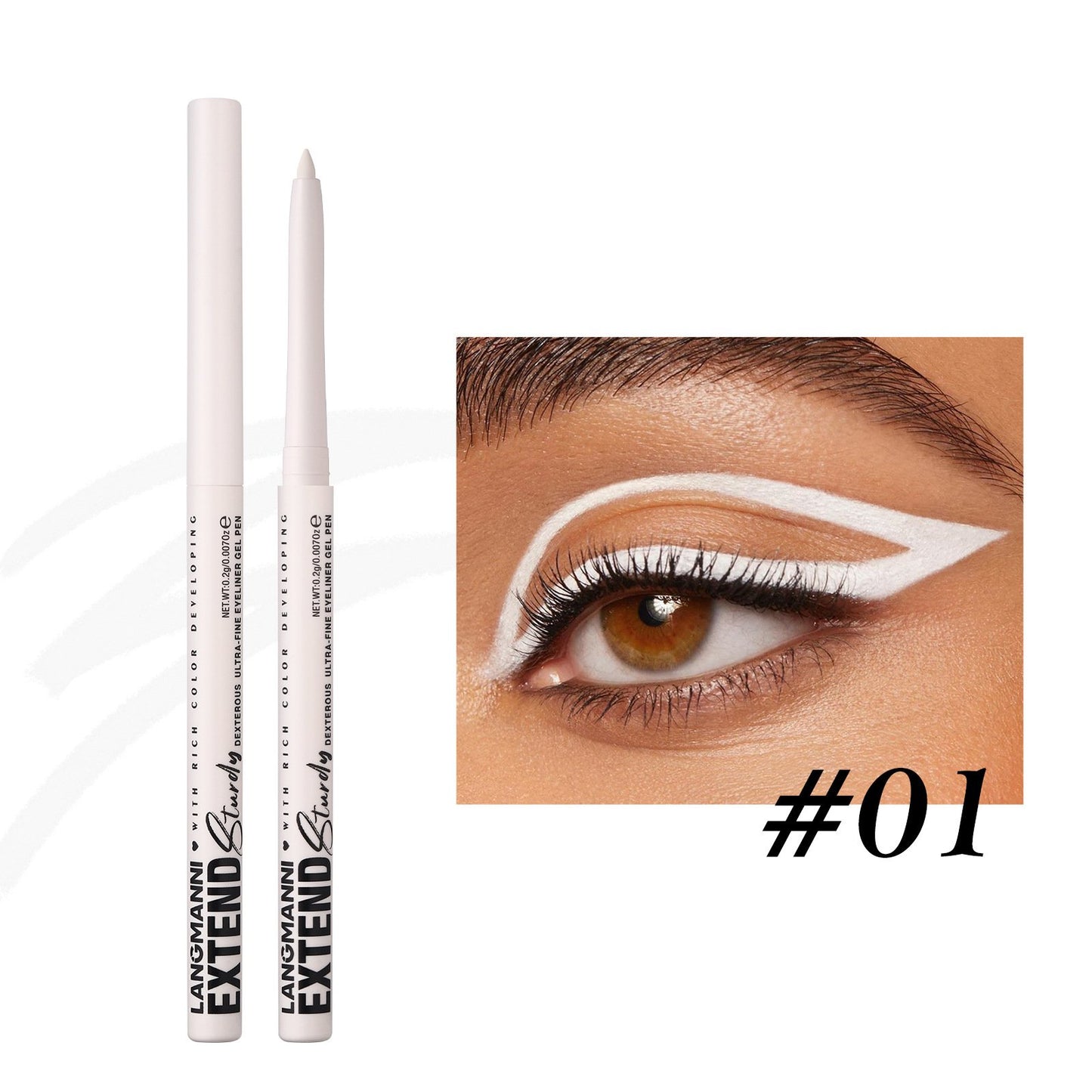 Pearlescent eyeliner gel pencil