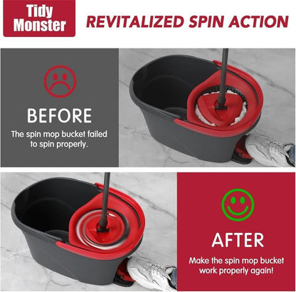 🔥Pedal Bearing Replacement -Compatible with 90% Rotation Mop Bucket