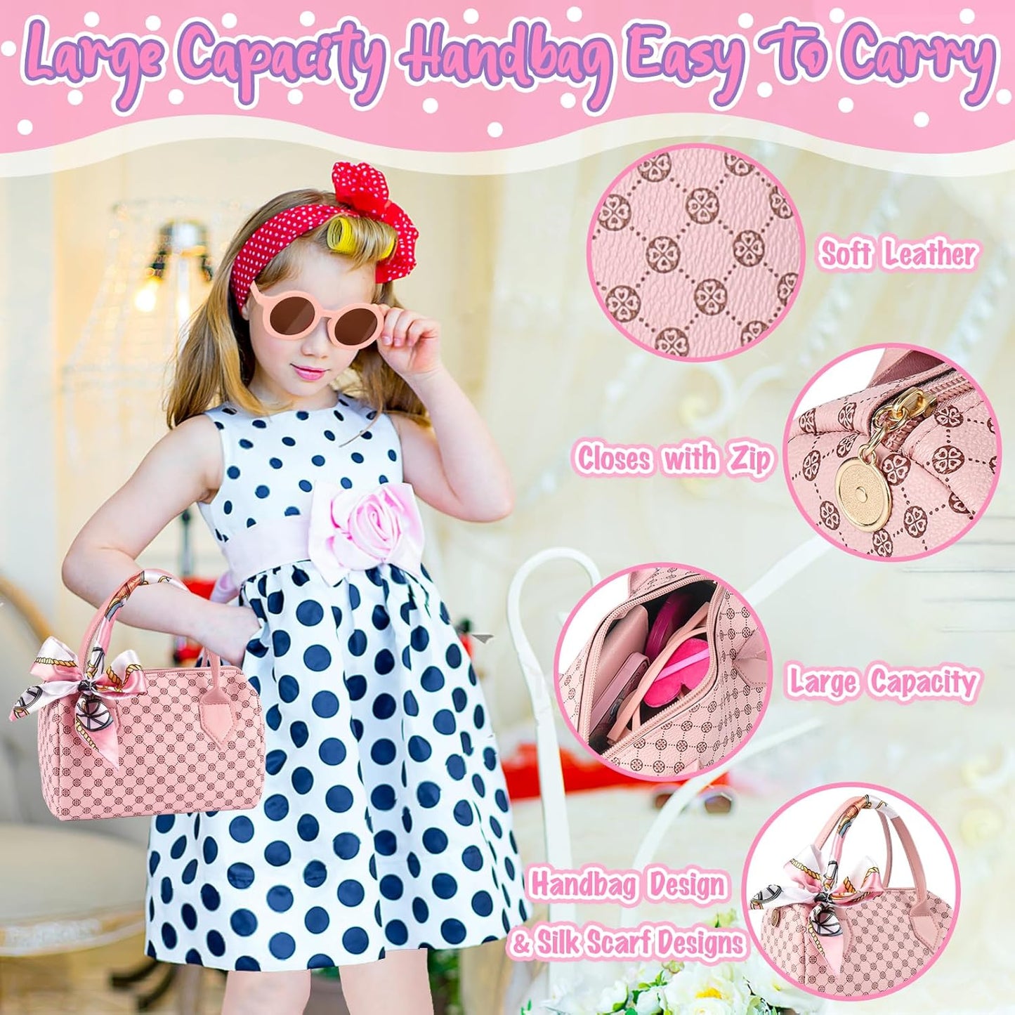 🔥Play Purse for Little Girls-Simulation Girls Handbag Toy