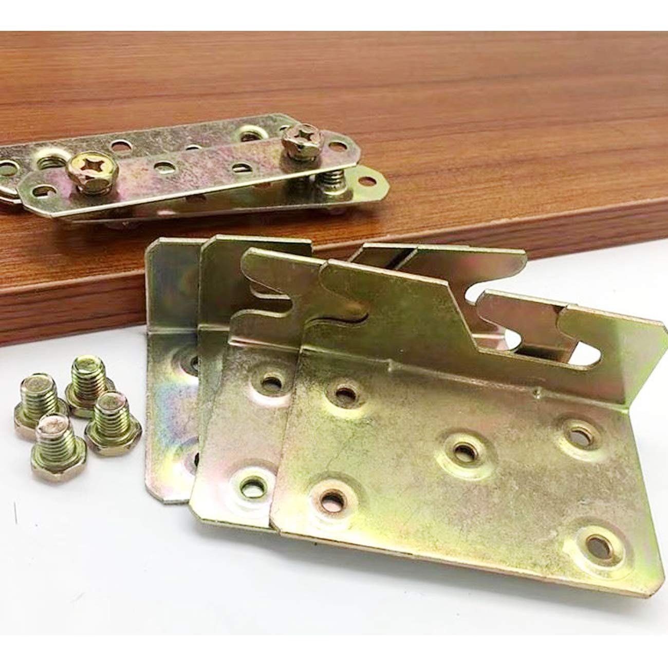 Iron color zinc plated Furniture Connection Hinge