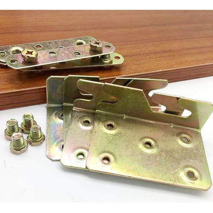 Iron color zinc plated Furniture Connection Hinge
