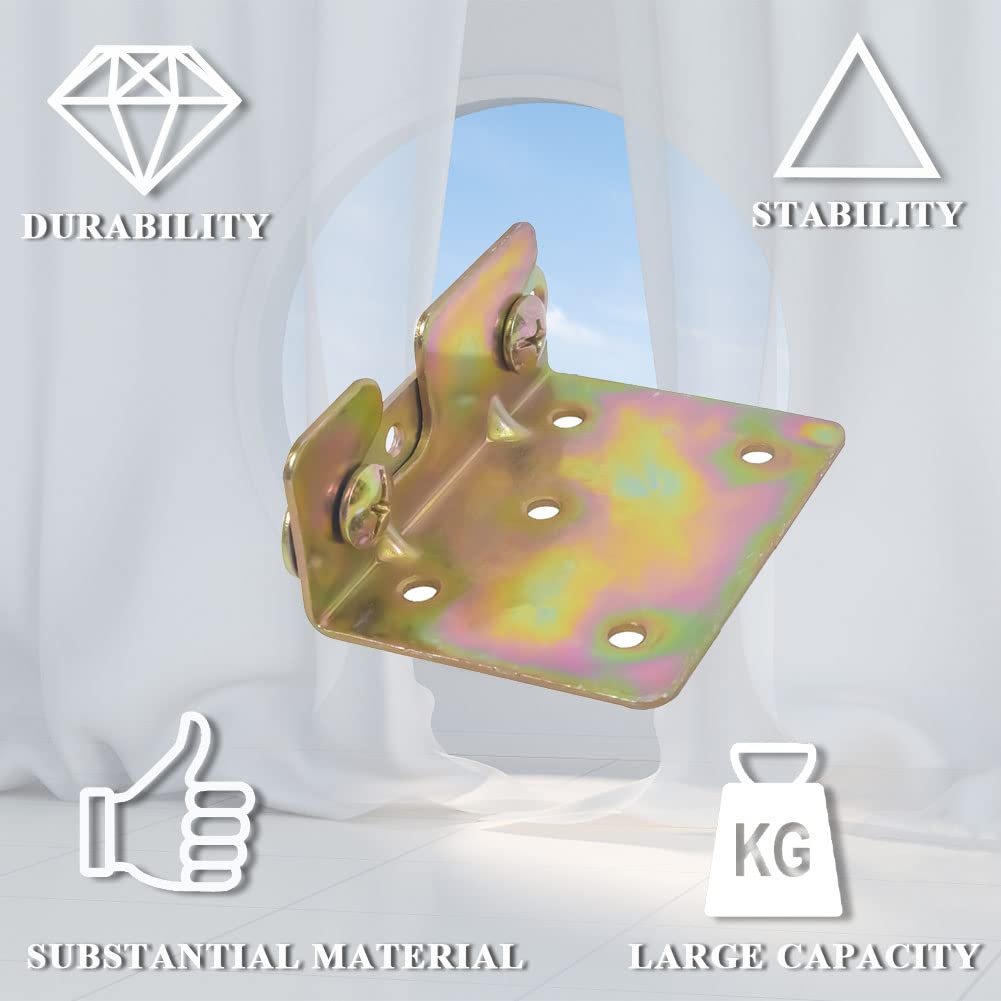 Iron color zinc plated Furniture Connection Hinge