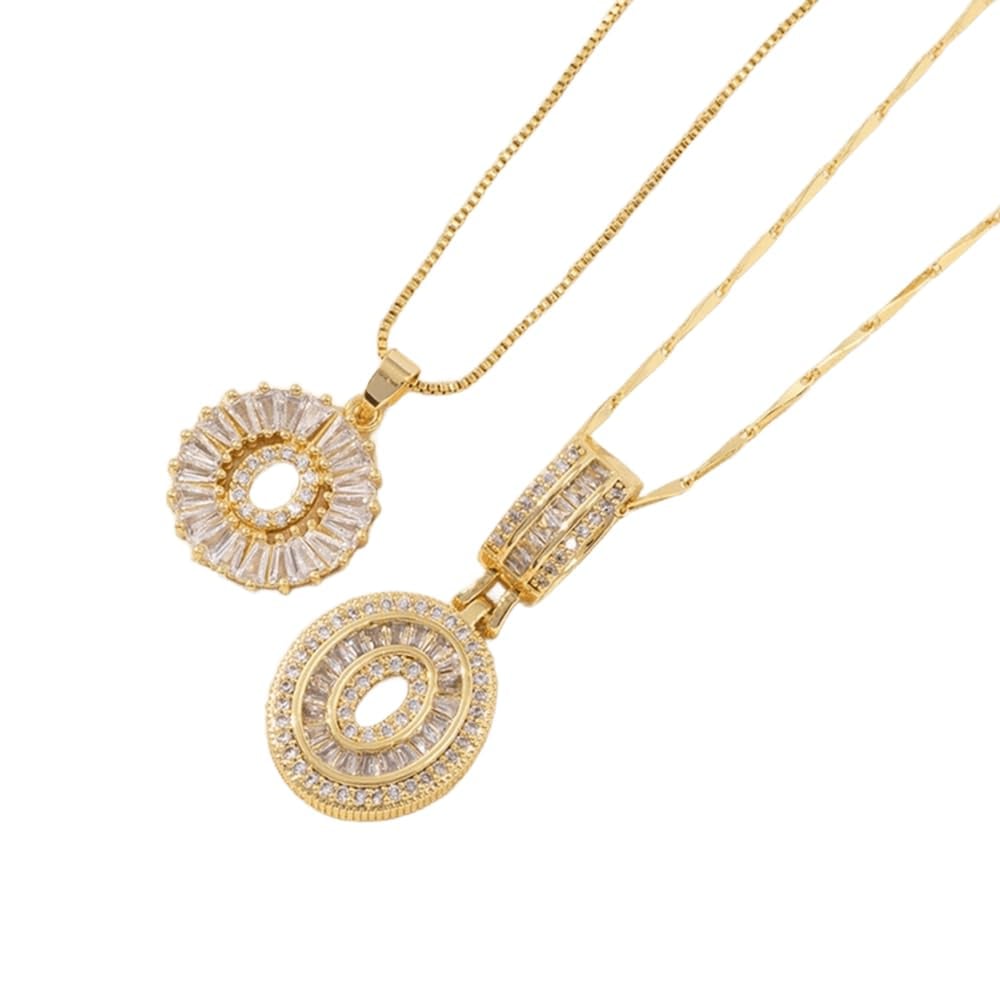 49% OFF 🔥Initial Letter Pendant Necklaces - 2 Pack