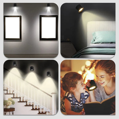 💥Adjustable brightness Magnetic lamp USB rechargeable