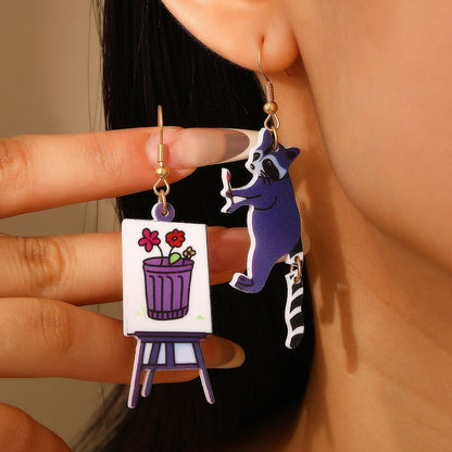 🦐😺Shrimp Meowgic Earrings