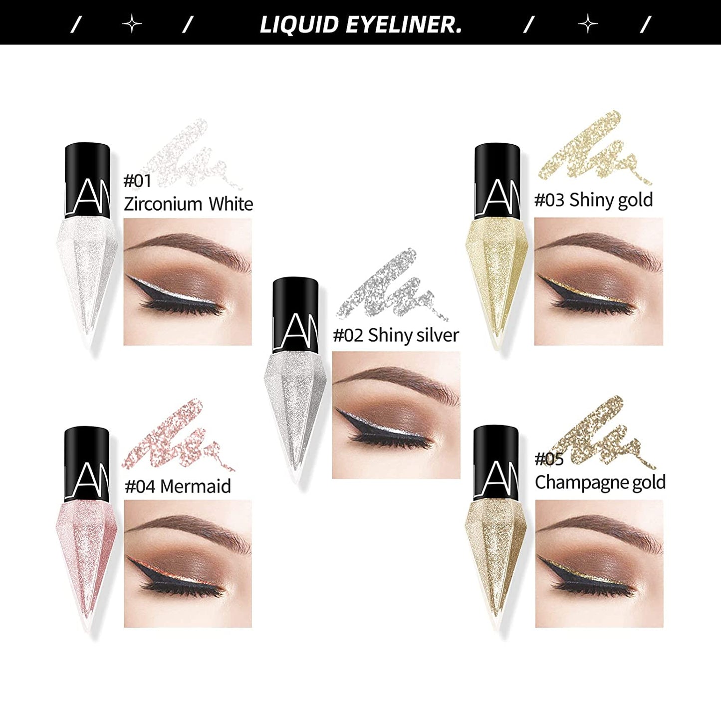 💥47% OFF💥Sparkly Liquid Eyeliner