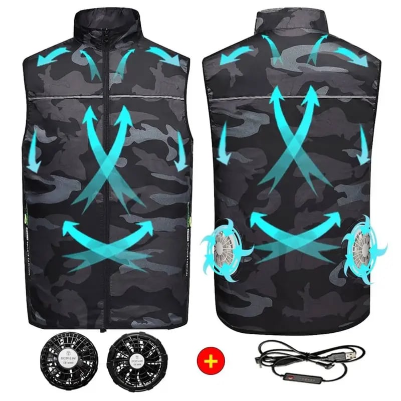 🔥Summer Hote Sale-Men's Outdoor Cooling Jacket with Fan