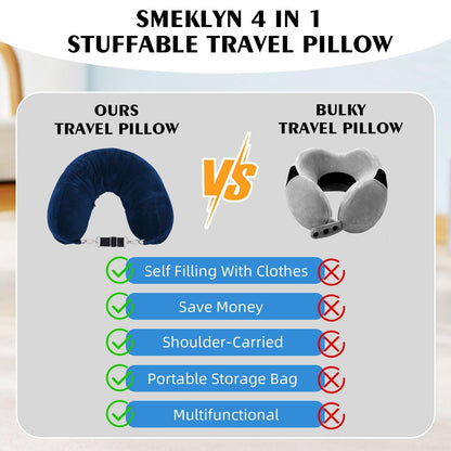 Stuffable Travel Neck Pillow