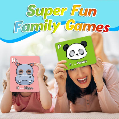 ✨Buy 2 Get Free Shipping🔥26 Pcs Alphabet ABC Flash Cards with Animal Masks