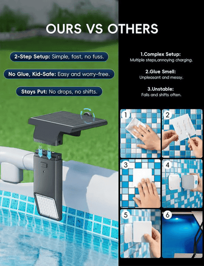 🌟 New Series — Poolside Solar Light for Swimming Pool ✨BUY 3 FREE SHIPPING