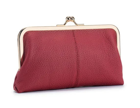 💥Premium Genuine Leather Long Wallet – ✨Timeless Elegance, Unbeatable Price💕