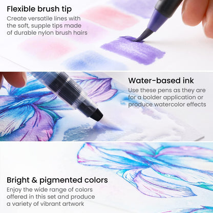 🔥Watercolor Real Brush Pen Sets