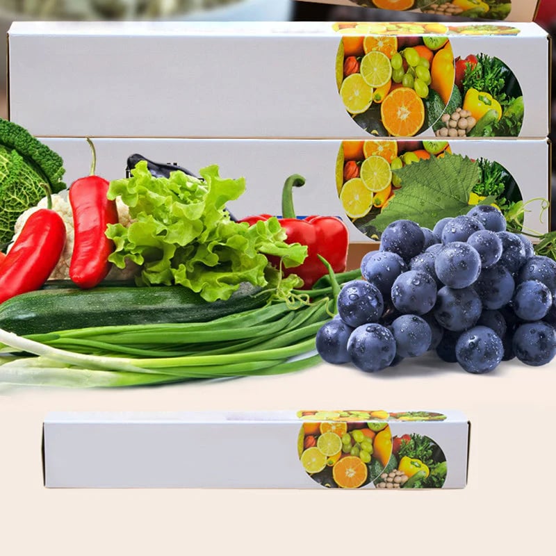 🔥Easy-Cut Stretch Clear Food Wrap