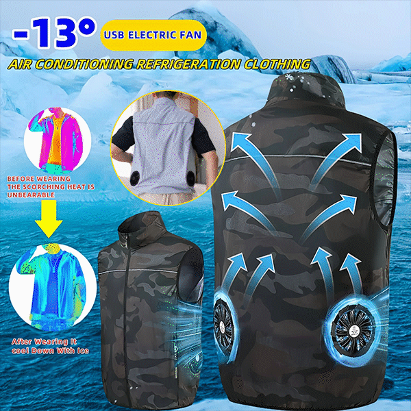 🔥Summer Hote Sale-Men's Outdoor Cooling Jacket with Fan