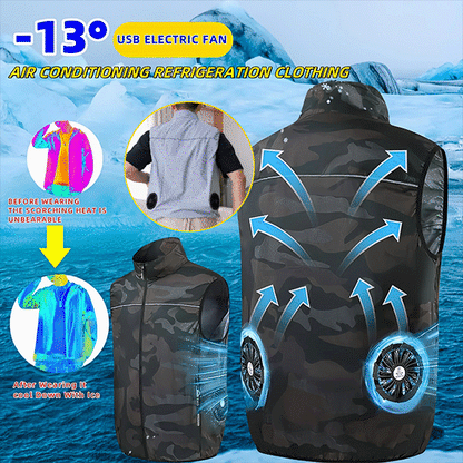 🔥Summer Hote Sale-Men's Outdoor Cooling Jacket with Fan